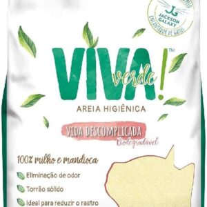 Petfive / Viva Verde Areia Higiênica Biodegradável Para Gatos Vida Descomplicada 4Kg