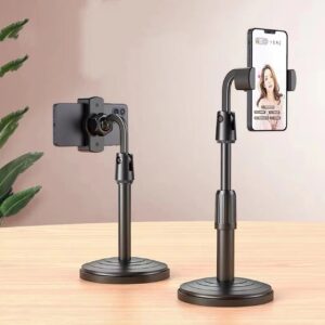 Suporte Para Celular De Mesa Ajustável Ângulo 360º
