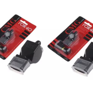 2x Apito Profissional Fox 40 Classic Para Árbitro De Futebol