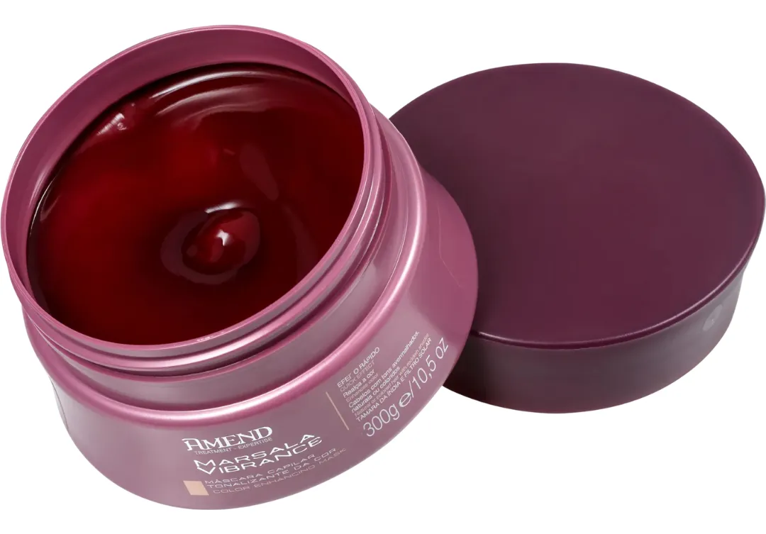 Máscara Matizadora Marsala Vibrance - Amend 300g - Imagem 2