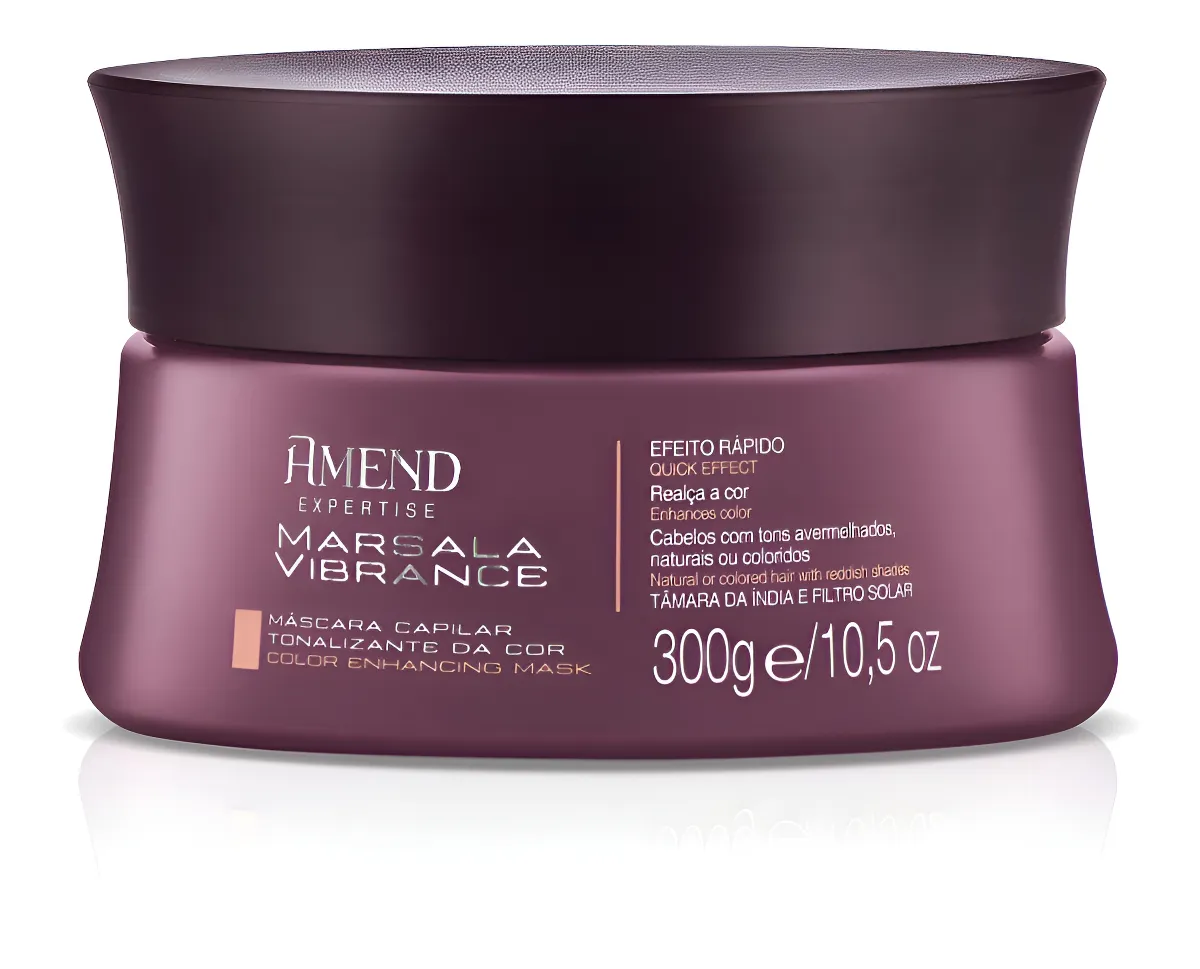 Máscara Matizadora Marsala Vibrance - Amend 300g